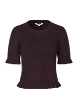 Load image into Gallery viewer, CARLA FRILL CHAGALL KNIT | DEEP PURPLE MBYM