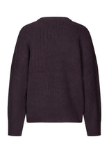 Load image into Gallery viewer, GILLIAN SHYLA KNIT | DARK DEEP PURPLE MBYM