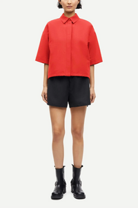 SALULA SHIRT | FLAME SCARLET SAMSOE SAMSOE