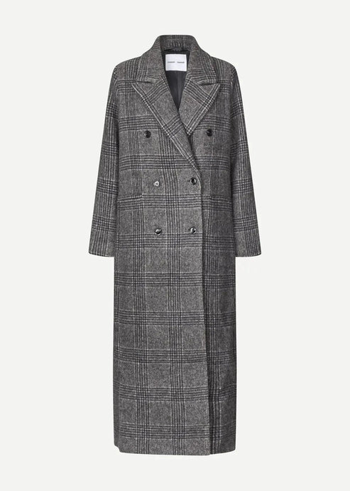 SAJILLA COAT | GREY CH SAMSOE SAMSOE
