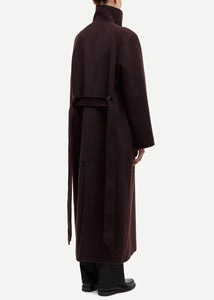 SAHANNE COAT | BLACK COFFEE SAMSOE SAMSOE