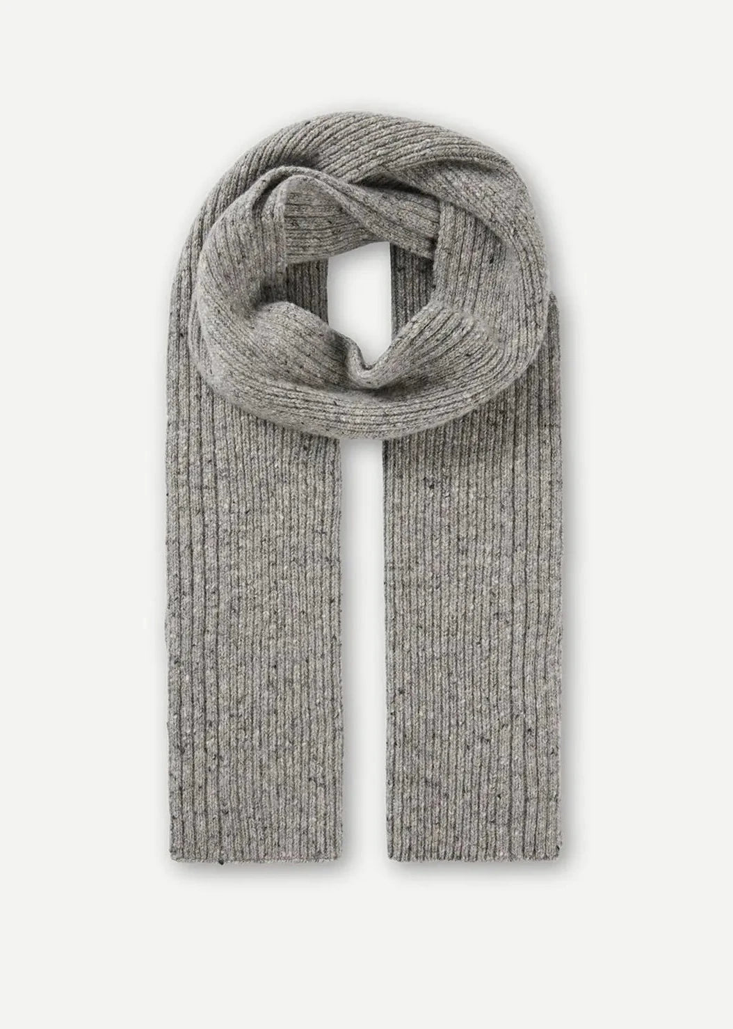 SANATANIEL SCARF GREY MEL SAMSOE SAMSOE