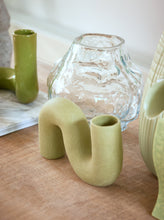 Load image into Gallery viewer, HK OBJECT: CERAMIC TWISTED VASE | OLIVE HK LIVING