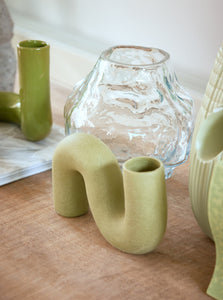 HK OBJECT: CERAMIC TWISTED VASE | OLIVE HK LIVING