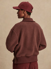 Load image into Gallery viewer, ROSELLE HALF ZIP FLEECE | DEEP MAHOGANY
