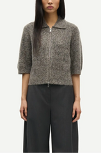 Load image into Gallery viewer, SAKELSIE CARDIGAN | FOSSILE MEL SAMSOE SAMSOE