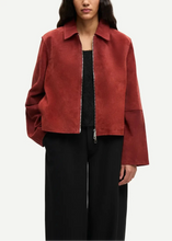 Load image into Gallery viewer, SALYLO SUEDE JACKET | FIRED BRICK SAMSOE SAMSOE