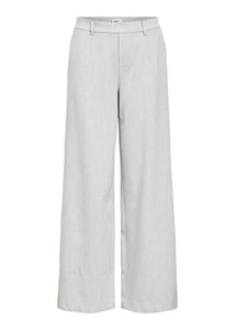 OBJLISA WIDE PANT | LIGHT GREY MELANGE