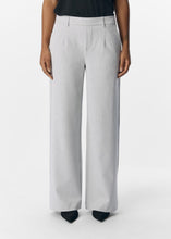 Load image into Gallery viewer, OBJLISA WIDE PANT | LIGHT GREY MELANGE