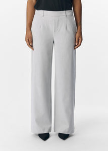 OBJLISA WIDE PANT | LIGHT GREY MELANGE