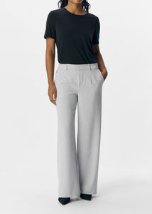 OBJLISA WIDE PANT | LIGHT GREY MELANGE