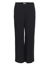 Charger l&#39;image dans la galerie, OBJSANNE ALINE WIDE PANT NOOS | BLACK OBJECT