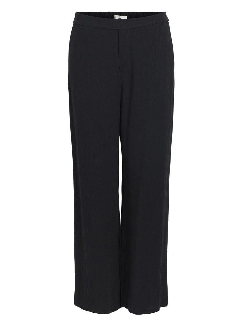 OBJSANNE ALINE WIDE PANT NOOS | BLACK OBJECT