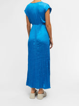 Load image into Gallery viewer, OBJANNA S/S LONG DRESS | SWEDISH BLUE