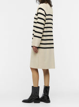 Load image into Gallery viewer, OBJESTER STRIPED KNITTED DRESS | SANDSHELL