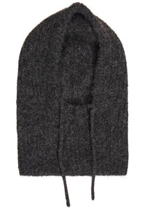 OBJMILU KNIT BALACLAVA  | DARK GREY OBJECT