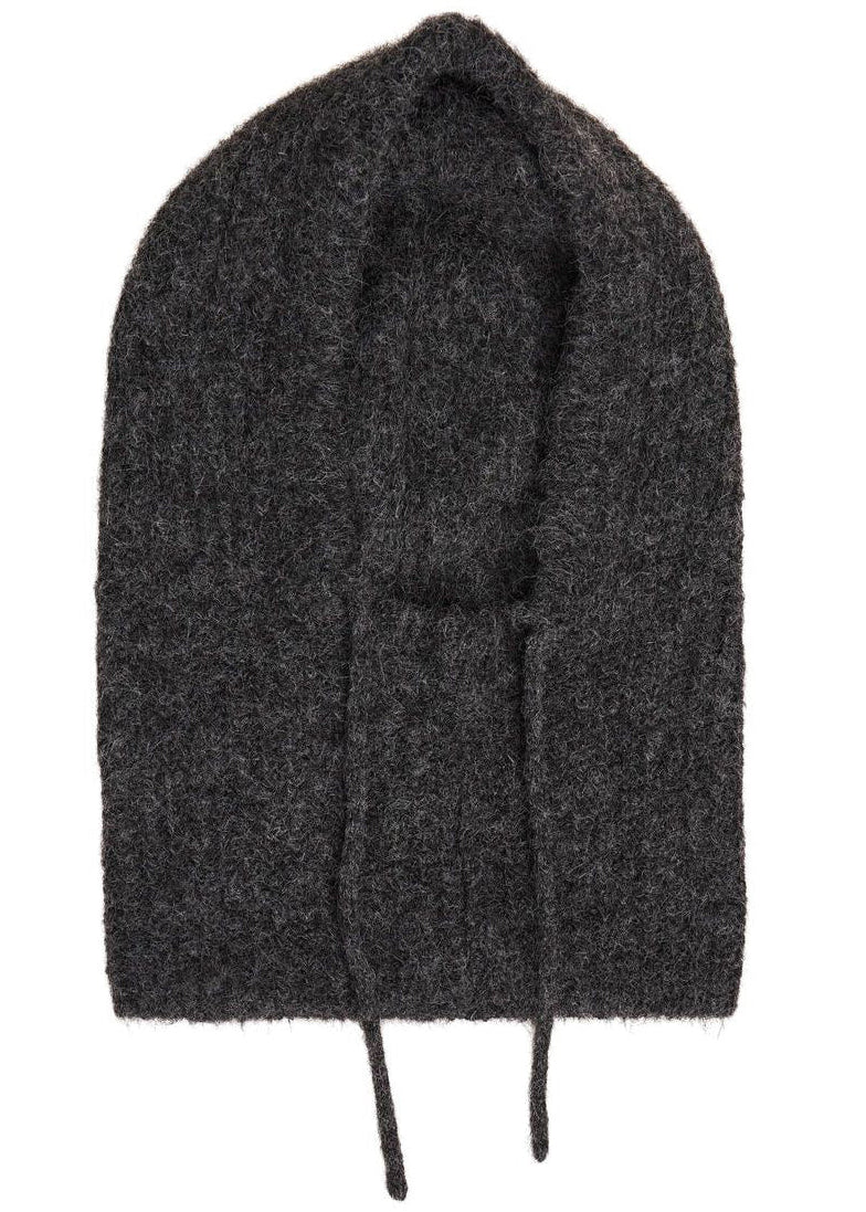 OBJMILU KNIT BALACLAVA  | DARK GREY OBJECT