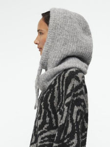 OBJMILU KNIT BALACLAVA | LIGHT GREY OBJECT