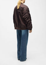 Load image into Gallery viewer, OBJMARY OVERSIZE BOMBER JACKET | SEAL BROWN OBJECT