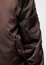 Load image into Gallery viewer, OBJMARY OVERSIZE BOMBER JACKET | SEAL BROWN OBJECT