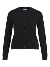 Charger l&#39;image dans la galerie, OBJTHESS L/S SHORT CARDIGAN | BLACK OBJECT