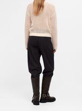 Load image into Gallery viewer, OBJCHARLIE L/S KNIT PULLOVER NOOS | SANDSHELL OBJECT