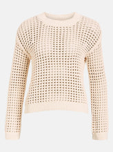 Load image into Gallery viewer, OBJCHARLIE L/S KNIT PULLOVER NOOS | SANDSHELL OBJECT