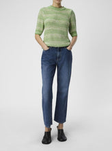 Load image into Gallery viewer, OBJFIRST S/S KNIT PULLOVER | DENIM OBJECT