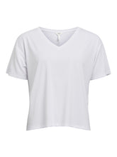 Charger l&#39;image dans la galerie, OBJANNIE RE S/S V-NECK TOP NOOS | WHITE OBJECT