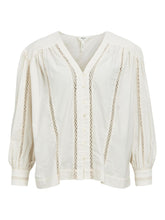 Charger l&#39;image dans la galerie, OBJHELENA L/S TOP 134 | WHITE SAND OBJECT