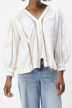 Charger l&#39;image dans la galerie, OBJHELENA L/S TOP 134 | WHITE SAND OBJECT