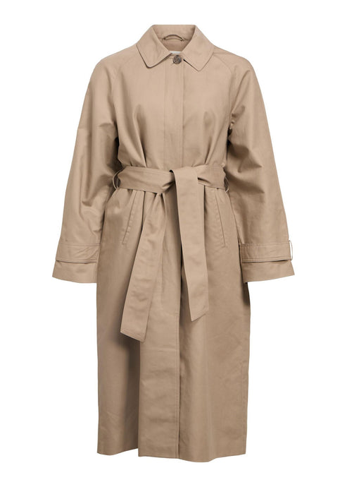 OBVEGA LONG COAT | DESERT TAUPE