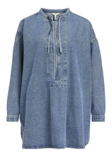 Load image into Gallery viewer, OBJMIRELA DENIM DRESS | LIGHT BLUE DENIM