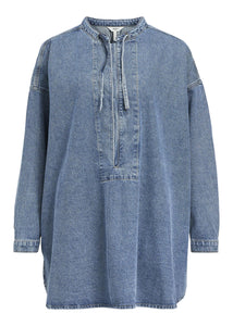 OBJMIRELA DENIM DRESS | LIGHT BLUE DENIM