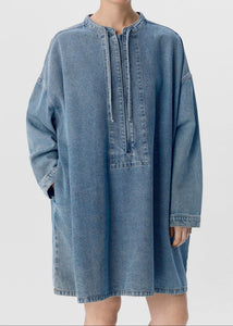 OBJMIRELA DENIM DRESS | LIGHT BLUE DENIM