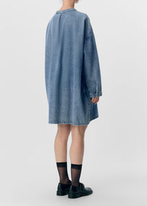 OBJMIRELA DENIM DRESS | LIGHT BLUE DENIM