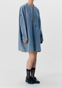 OBJMIRELA DENIM DRESS | LIGHT BLUE DENIM