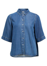 Load image into Gallery viewer, OBJFRAME 2/4 RE DENIM TOP NOOS | MEDIUM BLUE DENIM OBJECT