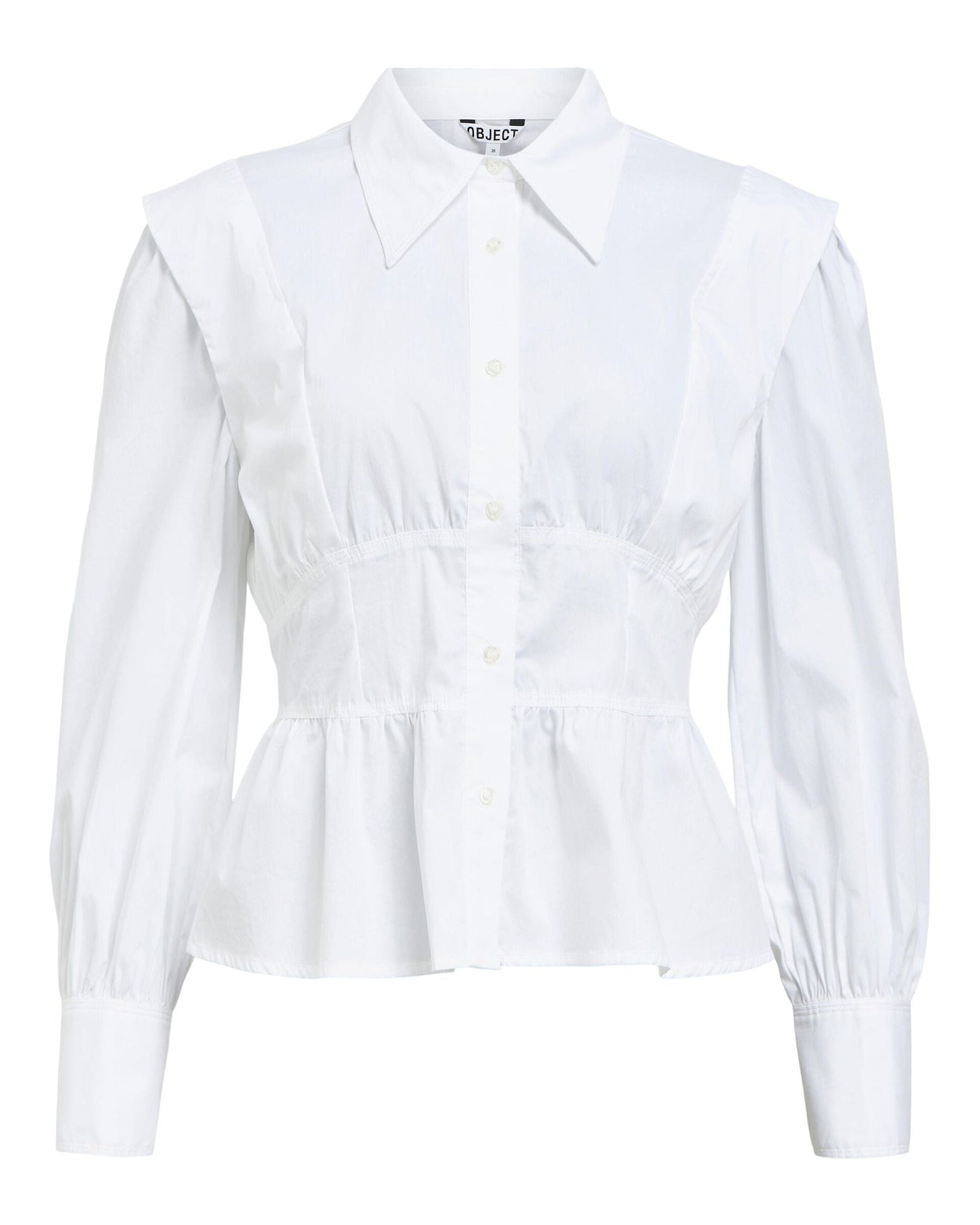 OBJJINNY L/S RE SHIRT | BRIGHT WHITE OBJECT