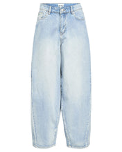 Load image into Gallery viewer, OBJMOJI ELSA MW SUPER BARREL JEANS | LIGHT BLUE DENIM Mellow Concept