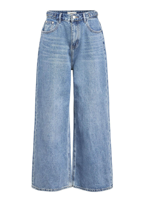 OBMARTINE WIDE JEANS | MEDIUM BLUE DENIM