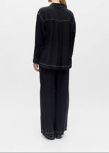 Load image into Gallery viewer, OBJJACIRA LO L/S SHIRT DIV |  BLACK AND WHITE OBJECT