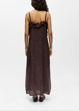 Load image into Gallery viewer, OBJLYNE S/L RE LONG DRESS | SEAL BROWN OBJECT