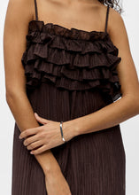 Load image into Gallery viewer, OBJLYNE S/L RE LONG DRESS | SEAL BROWN OBJECT