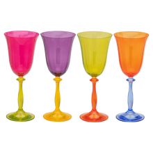 Load image into Gallery viewer, A+N WINE GLASS SET OF 4 | MULTI ANNA + NINA