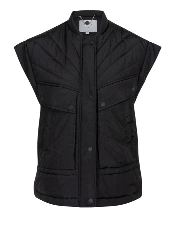 NISHA PUFFER WAISTCOAT | RAVEN DANTE6