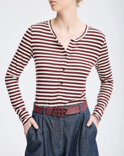 Load image into Gallery viewer, LEVOMA TOP | BORDEAUX MUNTHE