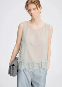 RACH LACE TEE | GREY MUNTHE