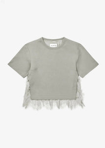 RACH LACE TEE | GREY MUNTHE
