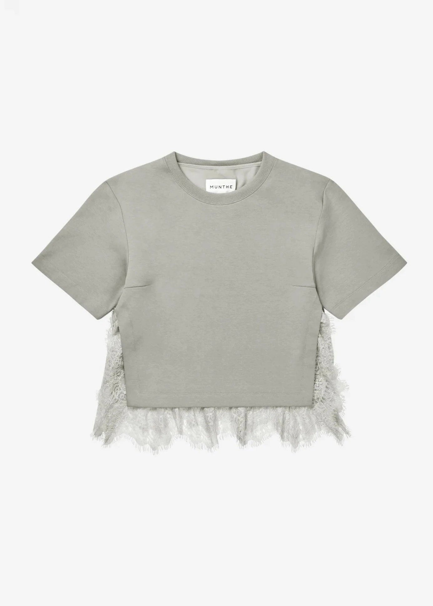 RACH LACE TEE | GREY MUNTHE